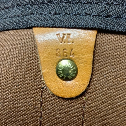 Louis Vuitton Monogram Keepall 50 Boston Bag Brown