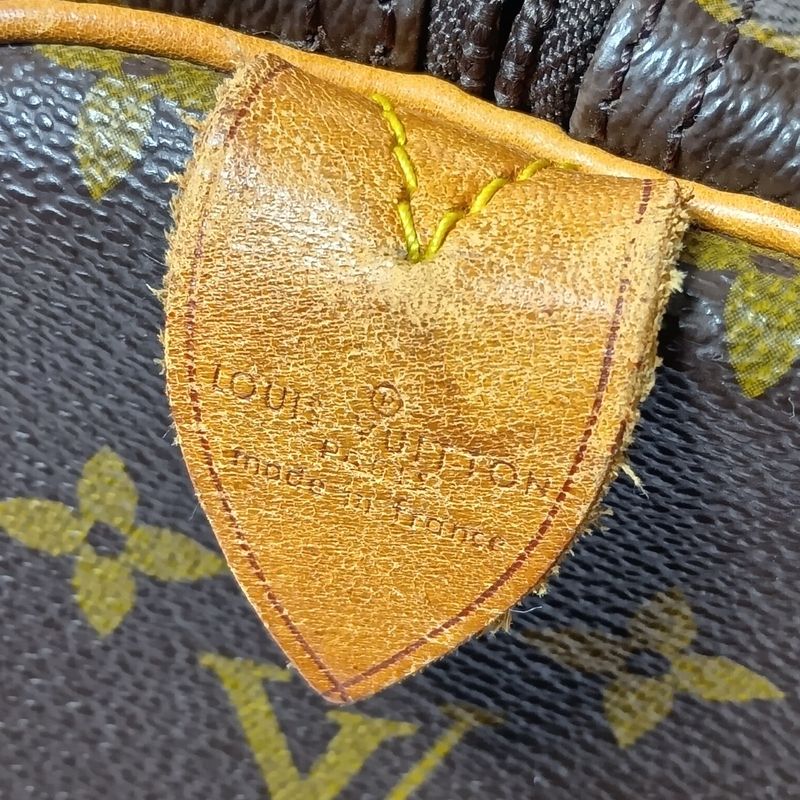 Louis Vuitton Monogram Keepall 50 Boston Bag Brown