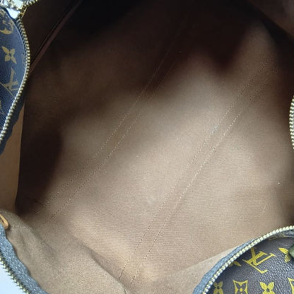 Louis Vuitton Monogram Keepall 50 Boston Bag Brown