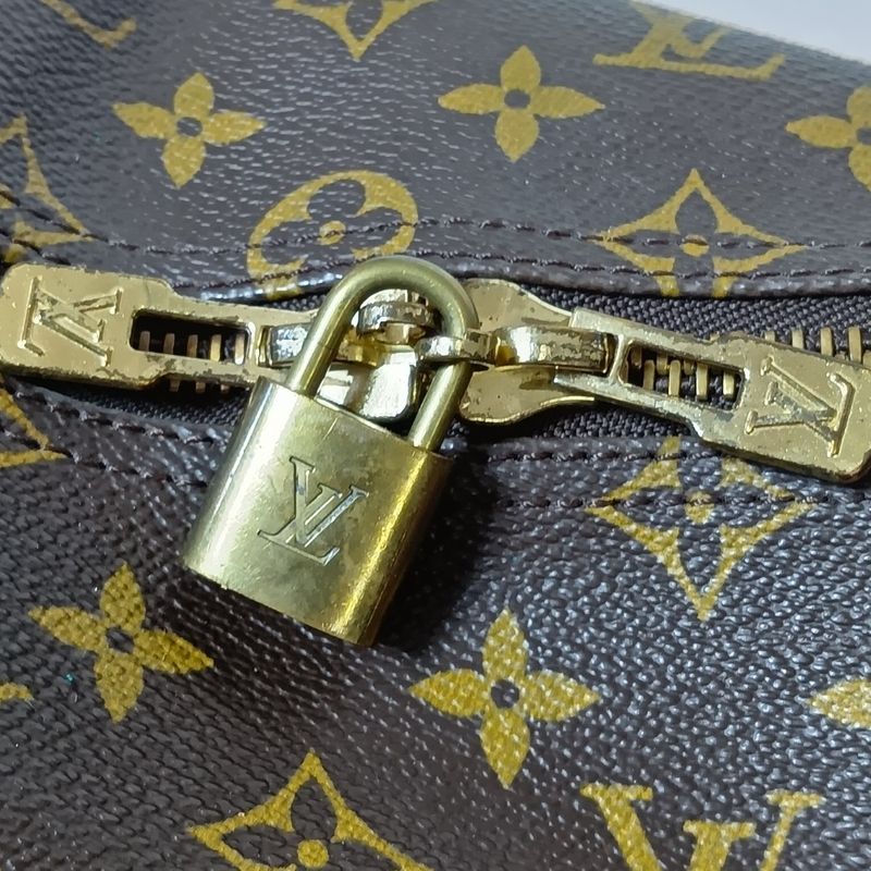 Louis Vuitton Monogram Keepall 50 Boston Bag Brown