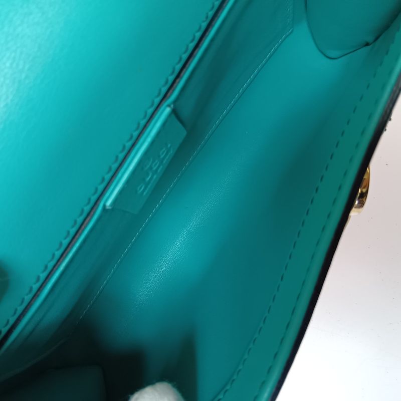 Gucci Emily Horsebit Chain Shoulder Bag Green