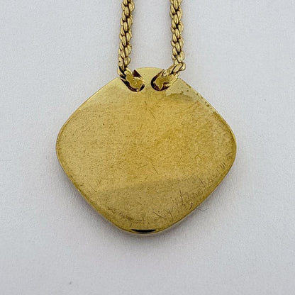 Dior Logo Necklace Gold Plated