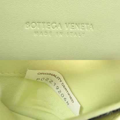 Bottega Veneta Bifold Wallet Leather Green Yellowgreen