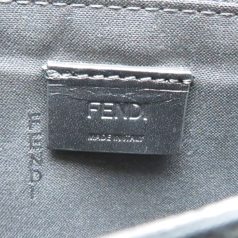 Fendi Clutch Leather Black
