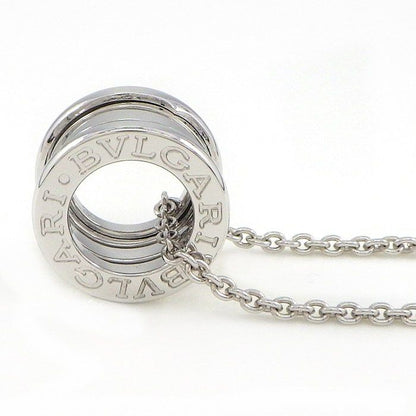 Bvlgari Necklace B-zero One Spiral Logo 18K White Gold