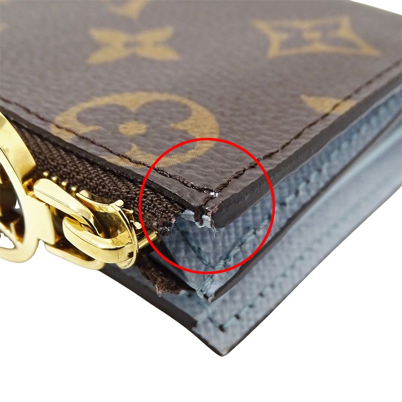 Louis Vuitton Wallet Monogram Bifold Portefeuille Lisa Blue-olympe