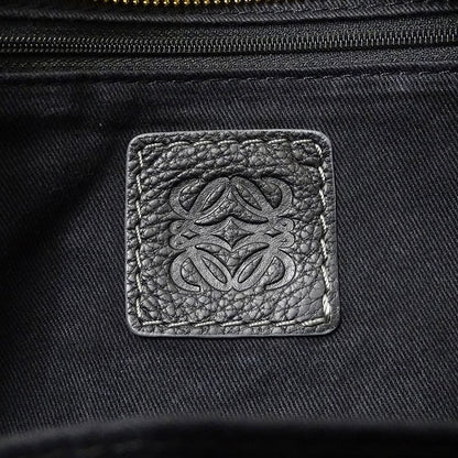 Loewe Tote Repeat Canvas Leather Black Navy Ationcan Be