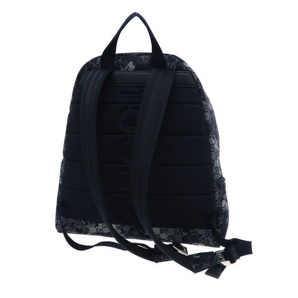 Gucci GG Denim Backpack Navy Blue