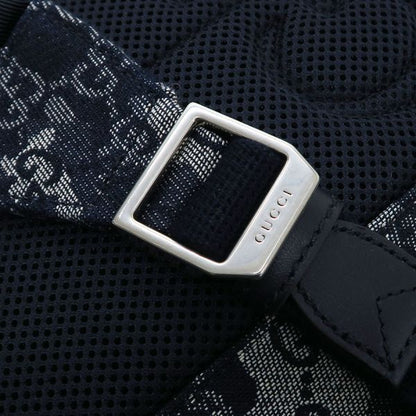Gucci GG Denim Backpack Navy Blue