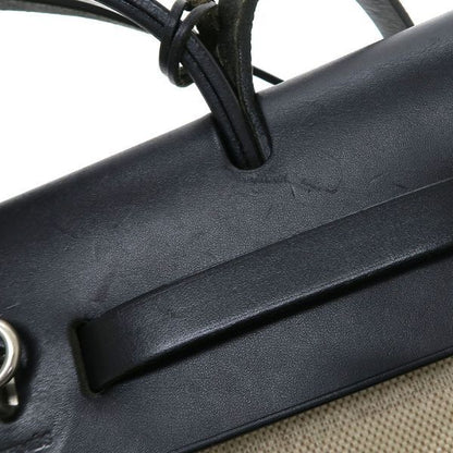 Hermes Herbag PM Leather Beige