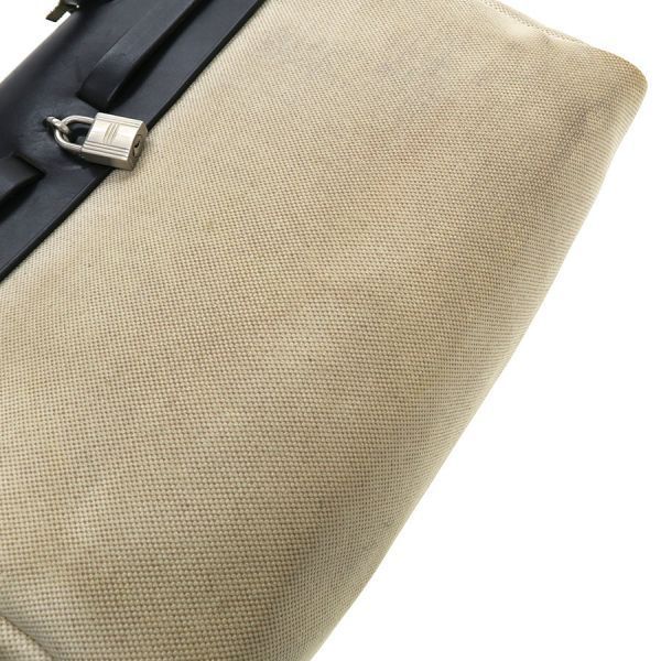 Hermes Herbag PM Leather Beige
