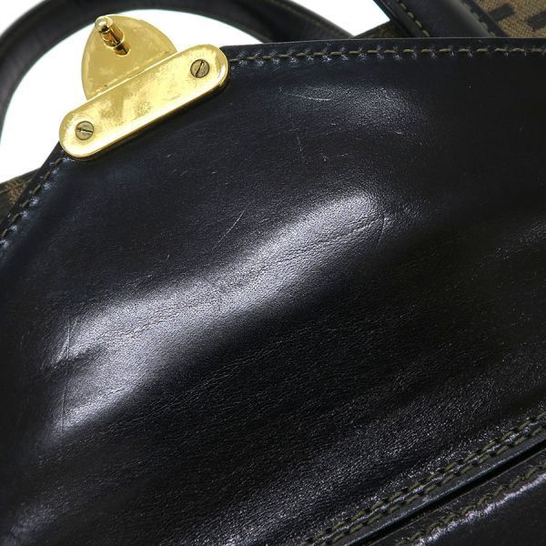 Fendi Shoulder Bag Leather Brown