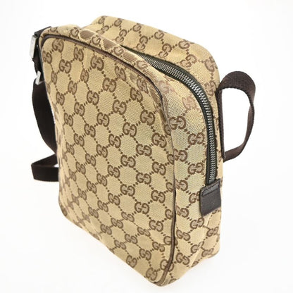 Gucci Shoulder Bag GG Canvas Leather