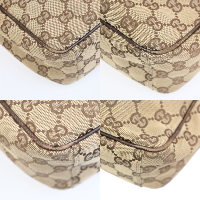 Gucci Shoulder Bag GG Canvas Leather