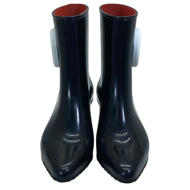 Gucci Interlocking Ankle Boots Rain Pointed Toe Rubber