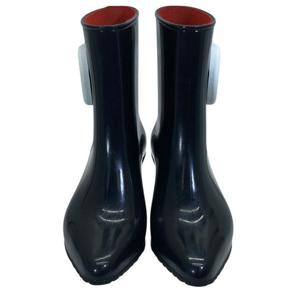 Gucci Interlocking Ankle Boots Rain Pointed Toe Rubber