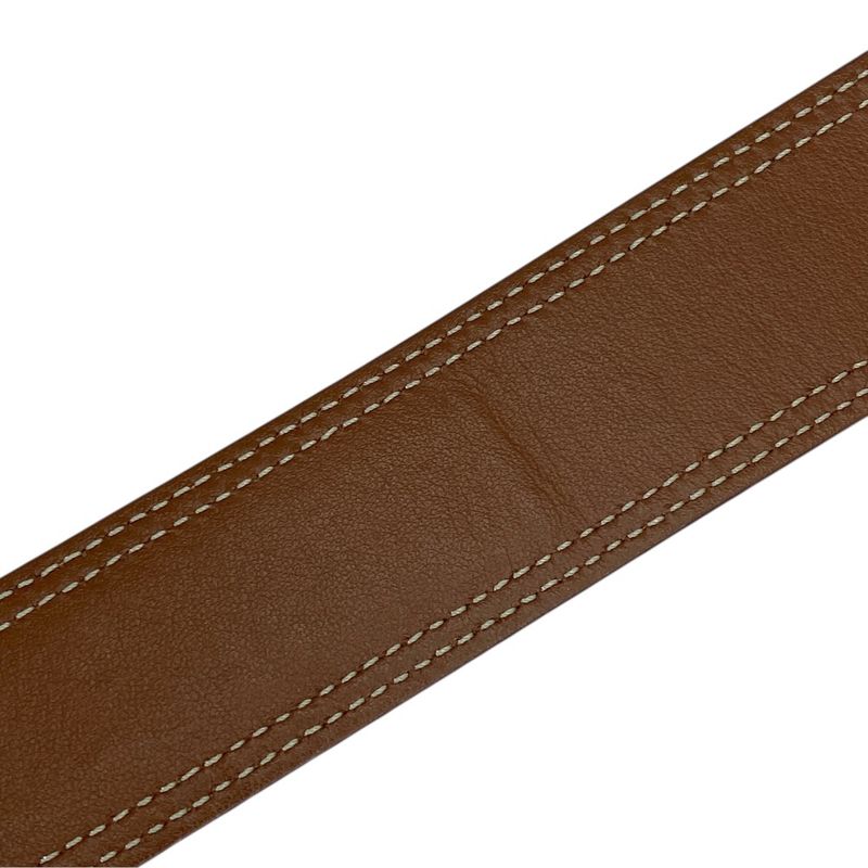 Celine Shoulder Strap Bag Logo Leather Brown Gold
