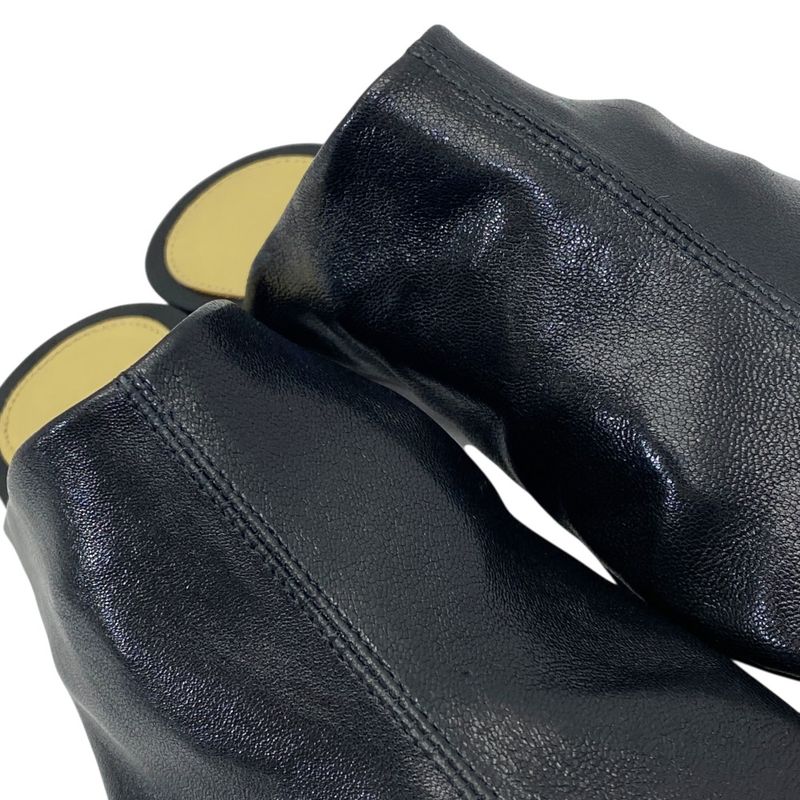 Bottega Veneta Sandals Mule Slippers Sock Nappa Leather Black