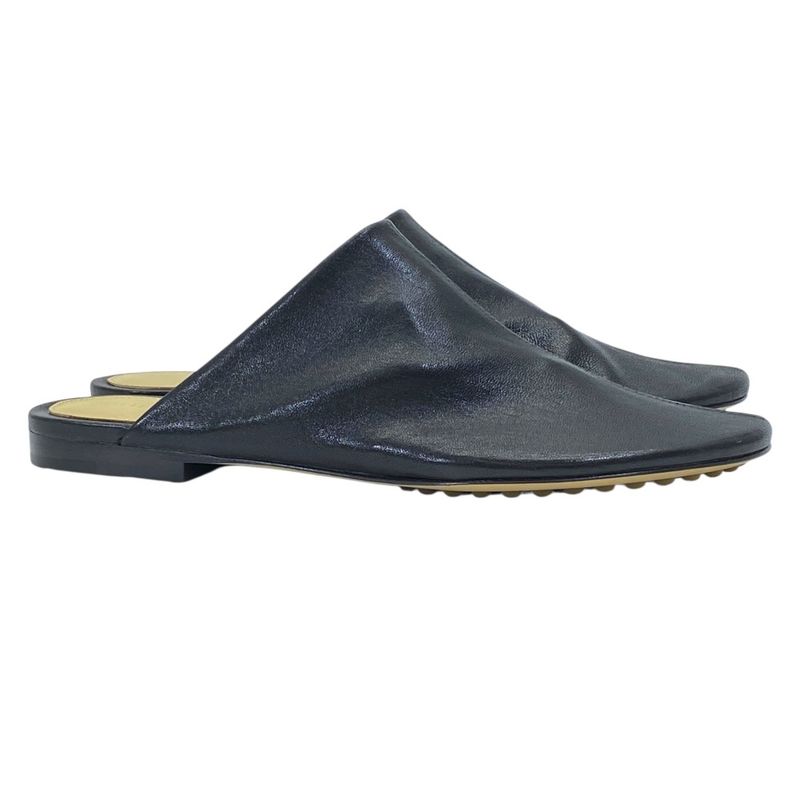 Bottega Veneta Sandals Mule Slippers Sock Nappa Leather Black