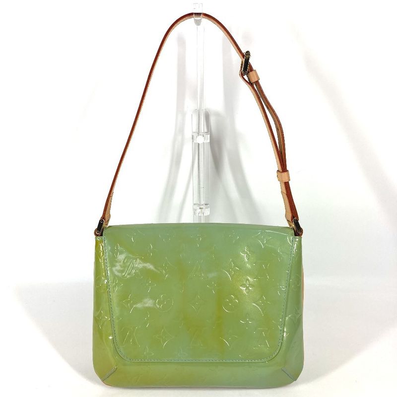 Louis Vuitton Shoulder Bag Thompson Street Monogram Vernis Canvas Baby Baby Blue