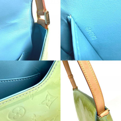 Louis Vuitton Shoulder Bag Thompson Street Monogram Vernis Canvas Baby Baby Blue