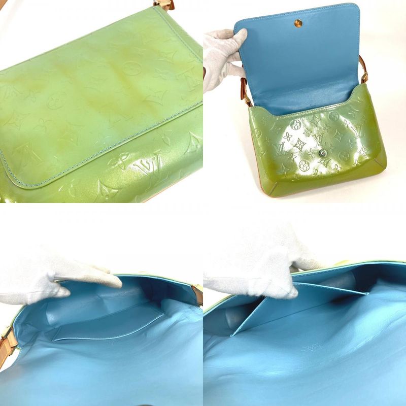 Louis Vuitton Shoulder Bag Thompson Street Monogram Vernis Canvas Baby Baby Blue