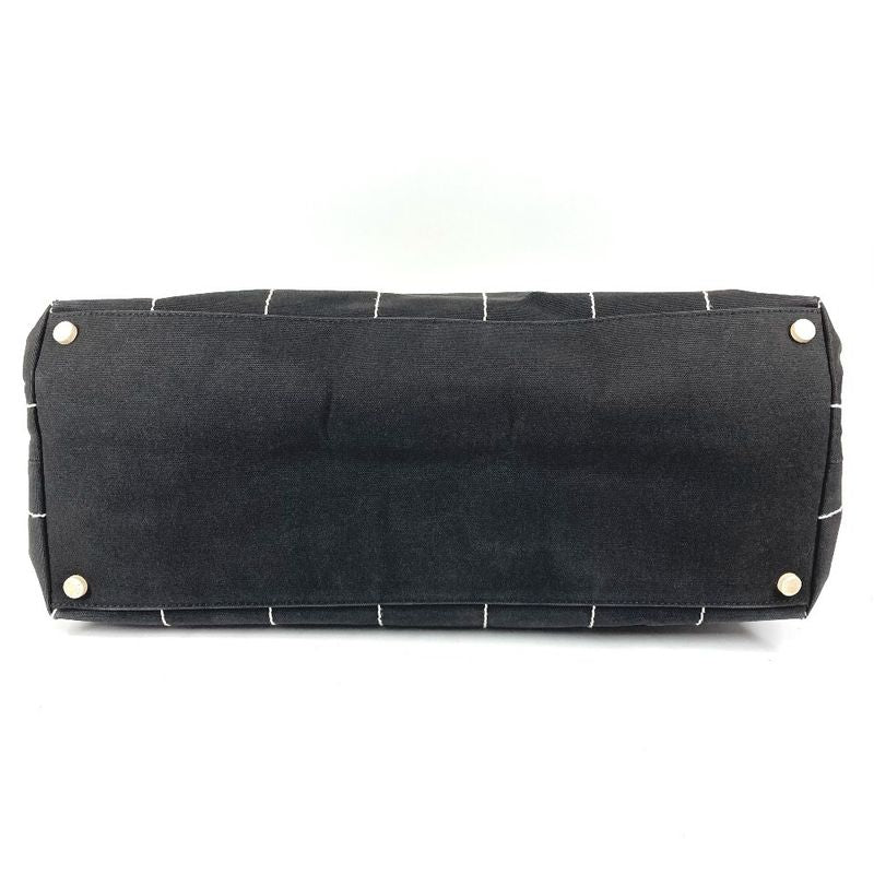 Chanel Shoulder Bag CC Logo Canvas Black Cc Cc Logo Logo