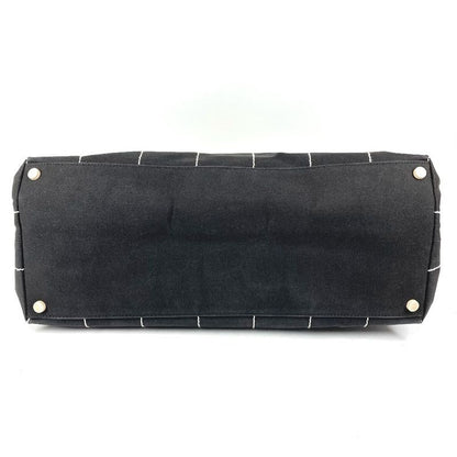 Chanel Shoulder Bag CC Logo Canvas Black Cc Cc Logo Logo