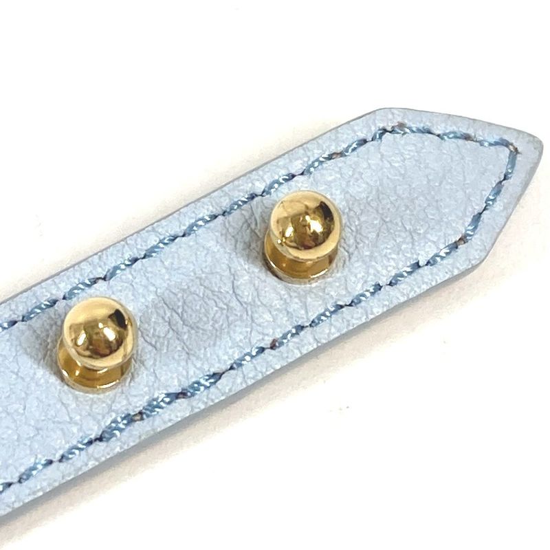 Louis Vuitton Bracelet LV Iconic Leather Light Blue
