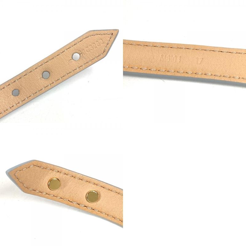 Louis Vuitton Bracelet LV Iconic Leather Light Blue