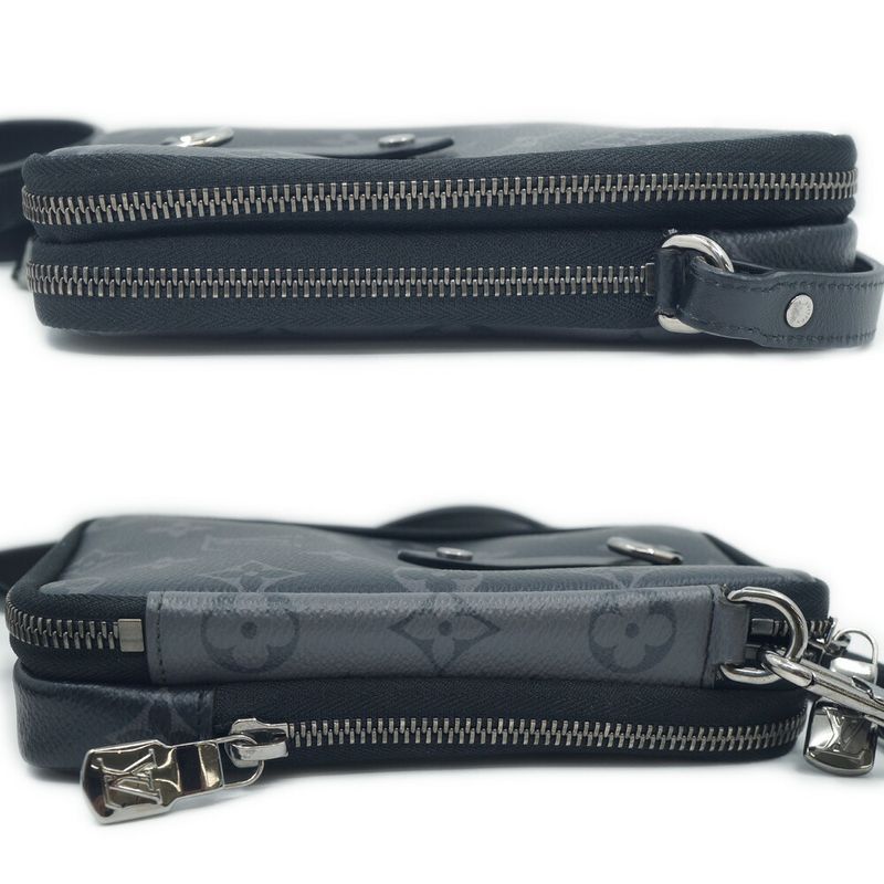 Louis Vuitton Monogram Double Phone Pouch Shoulder Bag