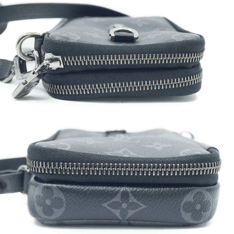 Louis Vuitton Monogram Double Phone Pouch Shoulder Bag
