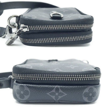 Louis Vuitton Monogram Double Phone Pouch Shoulder Bag