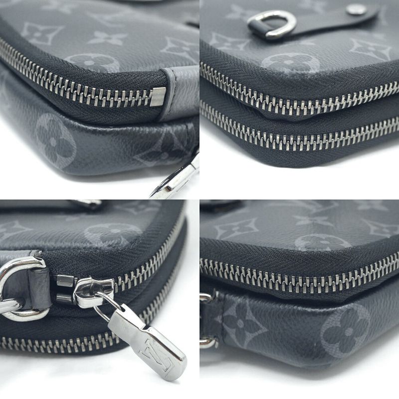 Louis Vuitton Monogram Double Phone Pouch Shoulder Bag