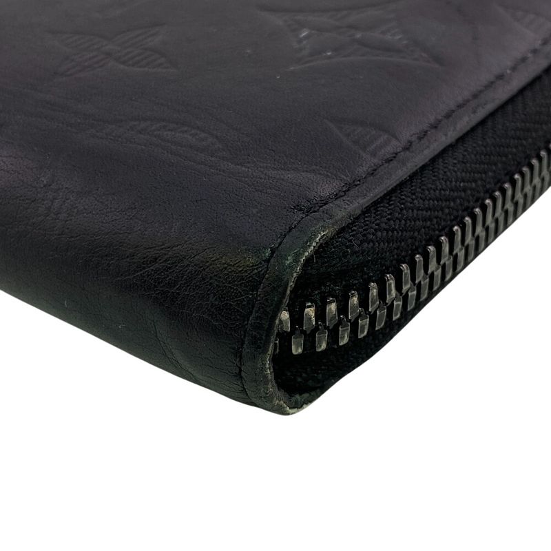 Louis Vuitton Zippy Wallet Vertical Monogram Shadow Leather