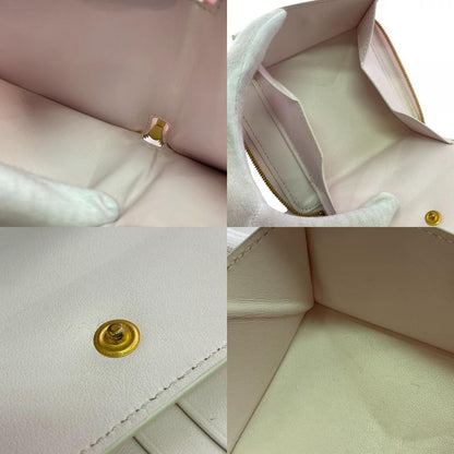 Bottega Veneta Zip Around Maxi Intrecciato Leather Bifold Wallet Pink