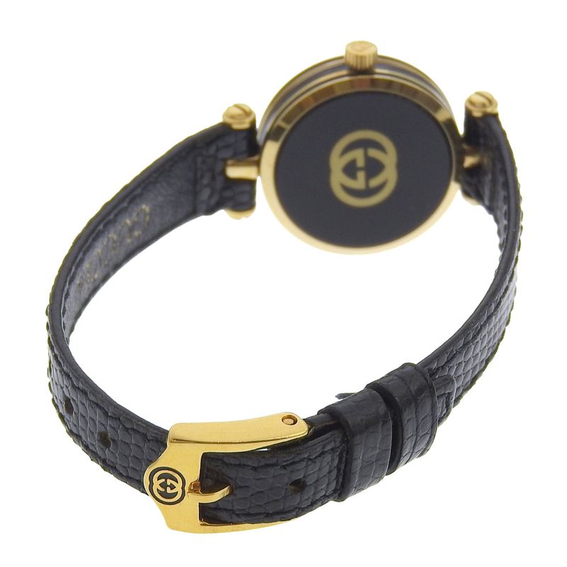 Gucci Sherry Gold Plated Stainless Steel Quartz Analog Display Watch