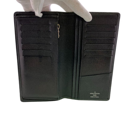 Louis Vuitton Portefeuille Brother Taiga Leather Wallet Black