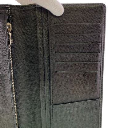 Louis Vuitton Portefeuille Brother Taiga Leather Wallet Black