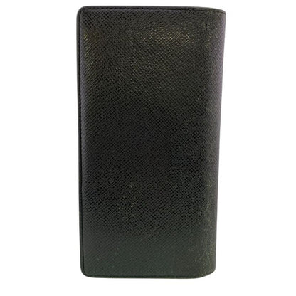 Louis Vuitton Portefeuille Brother Taiga Leather Wallet Black