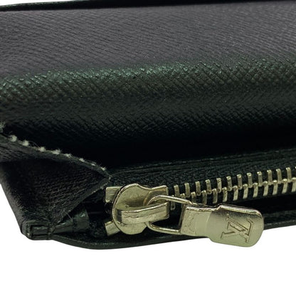 Louis Vuitton Portefeuille Brother Taiga Leather Wallet Black