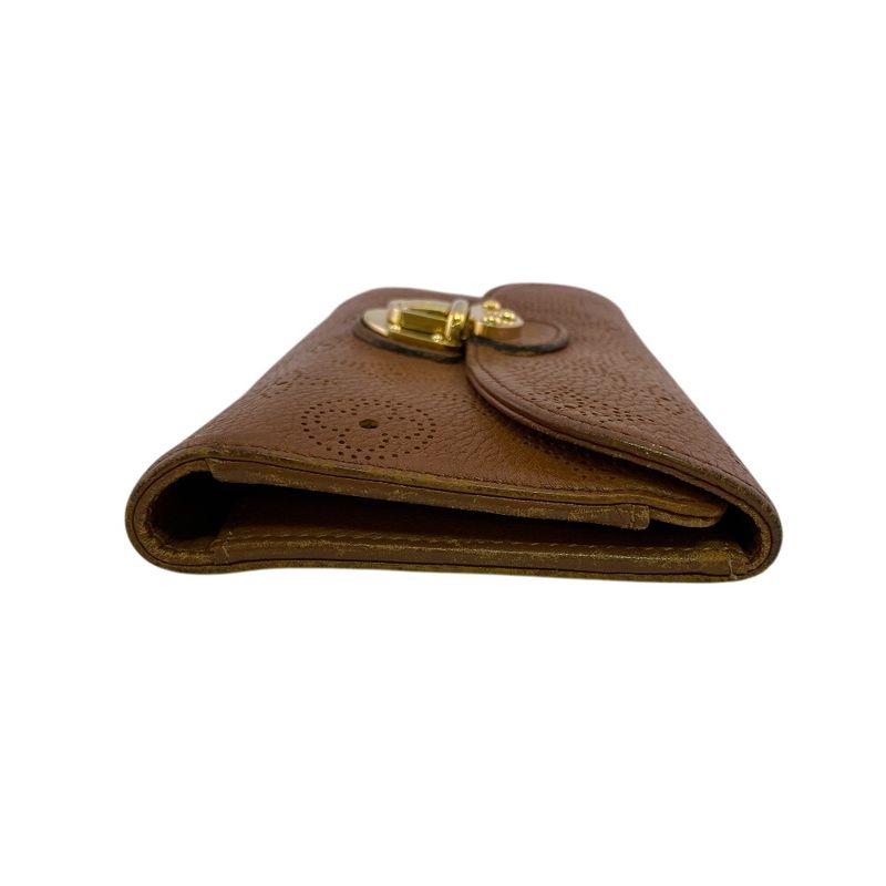 Louis Vuitton Portefeuille Amelia Monogram Mahina Leather Wallet