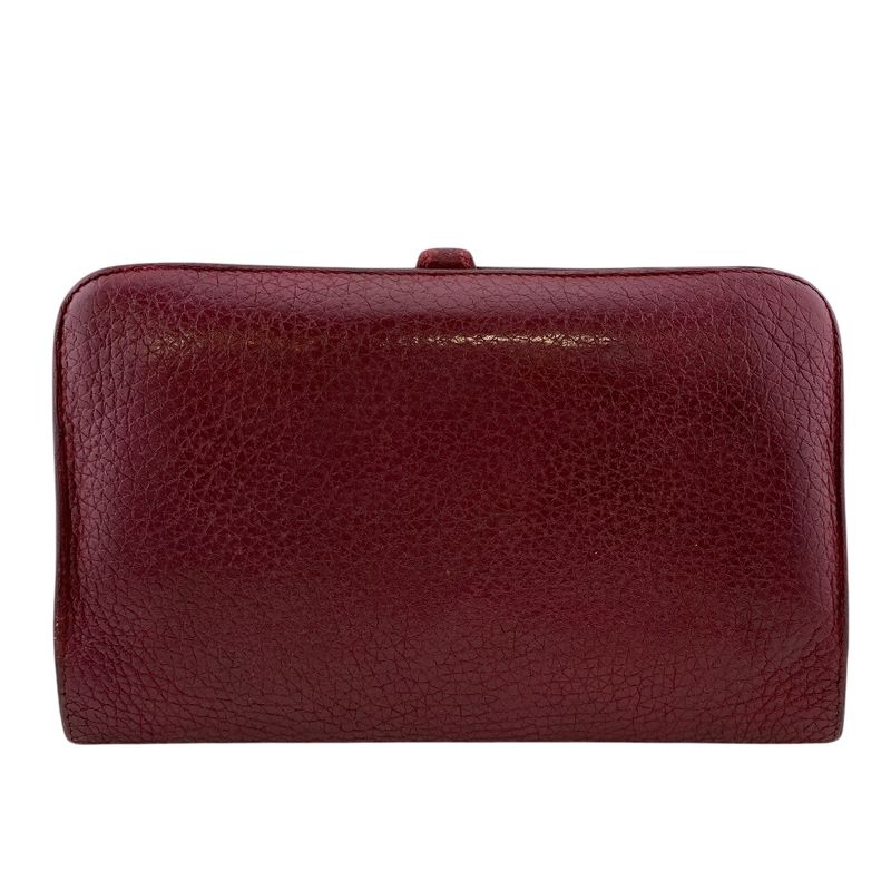 Hermes Bifold Flap Dogon GM Taurillon Clemence Wallet Red