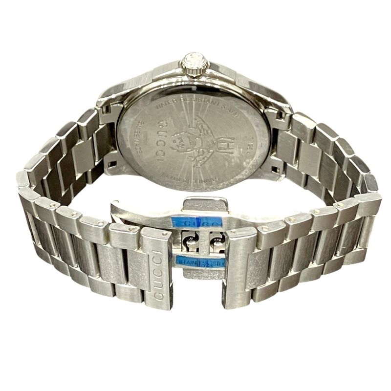 Gucci Timeless Watch SS Quartz Black Dial Dial