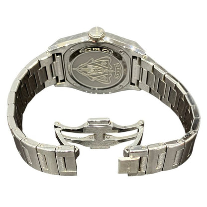 Gucci Pantheon Watch SS Quartz Black Shell Dial