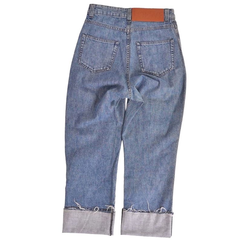 Loewe Pants Denim Cotton Indigo Bull