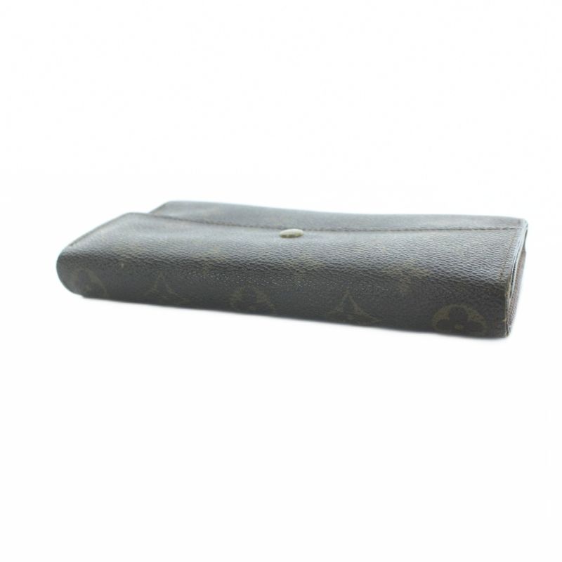 Louis Vuitton Monogram Porte Tresor International Wallet Logo