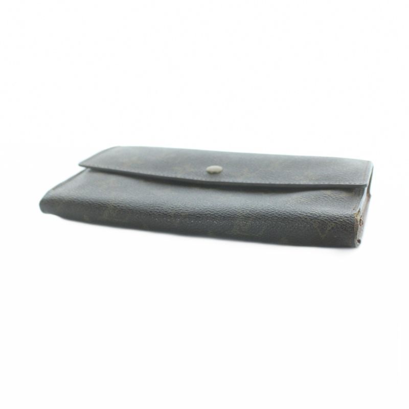 Louis Vuitton Monogram Porte Tresor International Wallet Logo