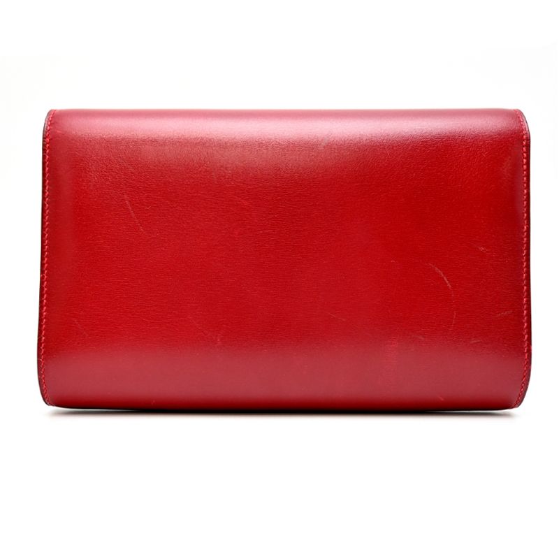 Hermes Shoulder Bag Rouge Garance