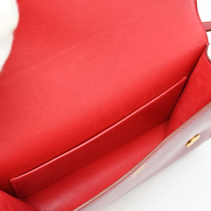 Hermes Shoulder Bag Rouge Garance